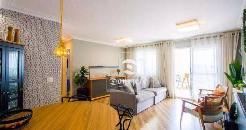 Apartamento à venda, 91 m² por R$ 850.000,00 - Vila Valparaíso - Santo André/SP