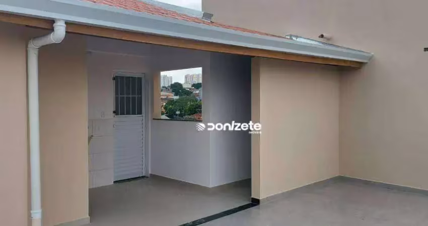 Cobertura com 2 dormitórios à venda, 88 m² por r$ 464.999,90 - jardim ocara - santo andré/sp
