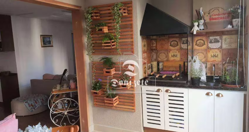 Apartamento com 3 dormitórios à venda, 81 m² por R$ 998.000,00 - Campestre - Santo André/SP