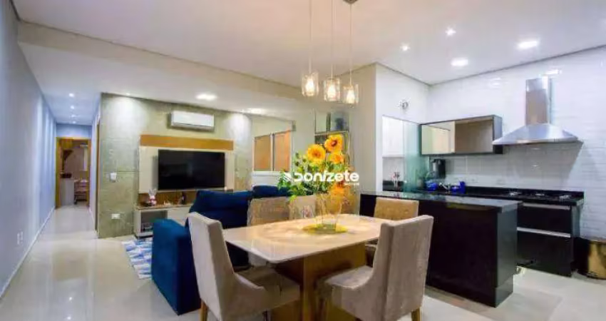Cobertura com 3 dormitórios à venda, 180 m² por r$ 828.000,00 - vila eldízia - santo andré/sp