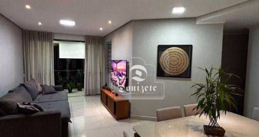 Apartamento com 3 dormitórios à venda, 98 m² por R$ 1.050.000,00 - Jardim - Santo André/SP