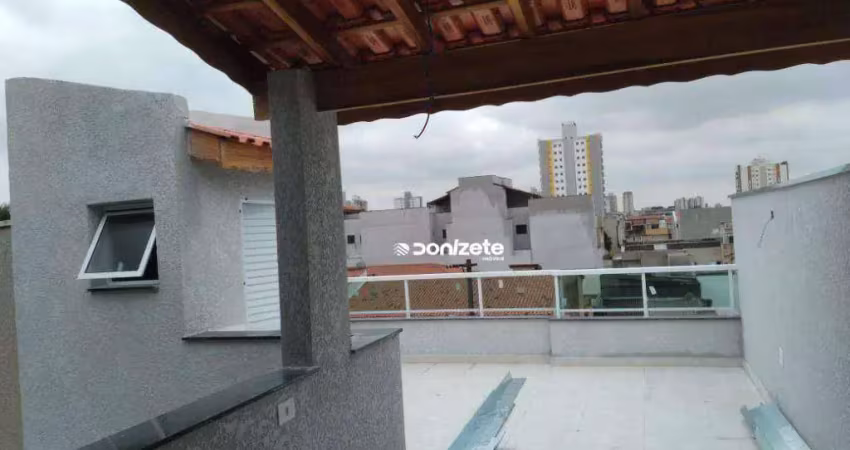 Cobertura com 2 dormitórios à venda, 109 m² por r$ 455.999,99 - vila pires - santo andré/sp