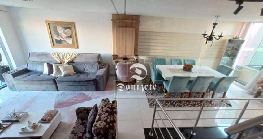 Sobrado, 202 m² - venda por R$ 1.199.996,00 ou aluguel por R$ 12.120,00/mês - Paraíso - Santo André/SP