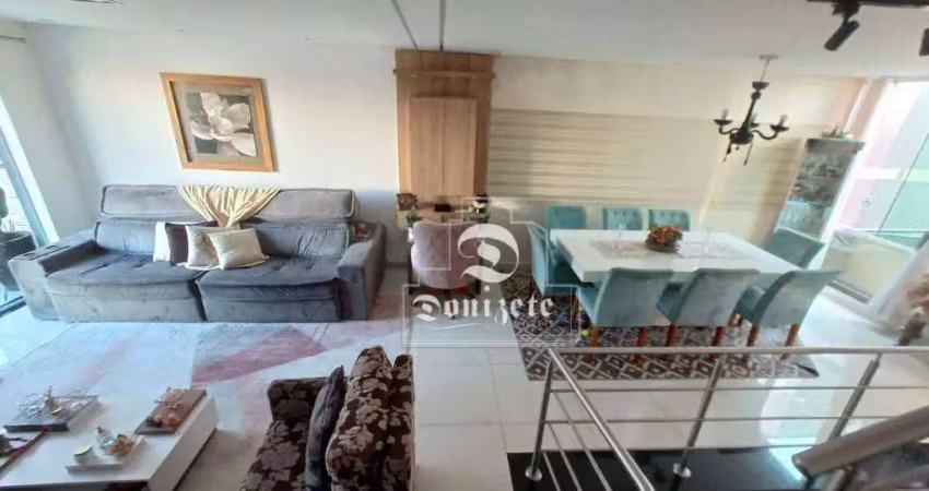 Sobrado, 202 m² - venda por R$ 1.199.996,00 ou aluguel por R$ 12.120,00/mês - Paraíso - Santo André/SP