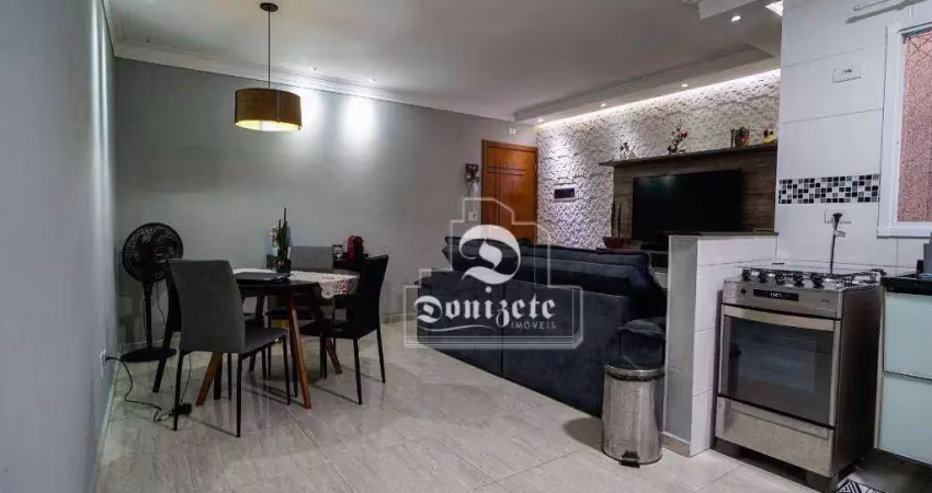Cobertura com 2 dormitórios à venda, 90 m² por R$ 510.000,00 - Vila Assunção - Santo André/SP