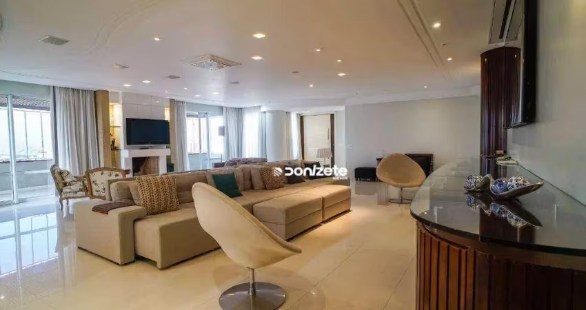 Apartamento à venda, 380 m² por r$ 3.999.999,90 - jardim - santo andré/sp