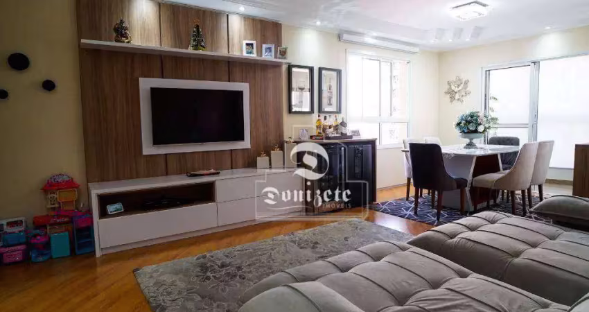 Apartamento com 3 dormitórios à venda, 130 m² por r$ 1.120.000,00 - jardim bela vista - santo andré/sp
