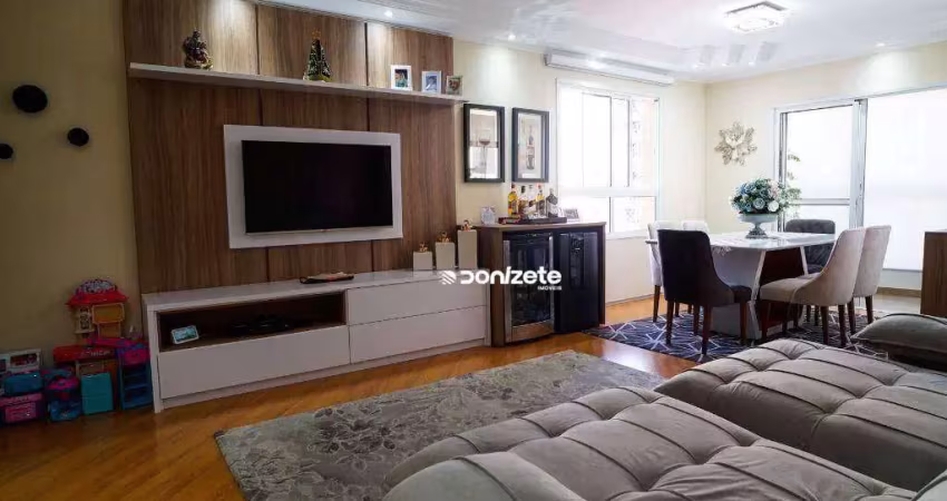Apartamento com 3 dormitórios à venda, 130 m² por r$ 1.120.000,00 - jardim bela vista - santo andré/sp