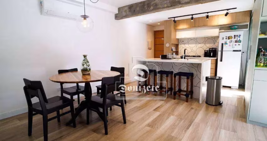 Apartamento à venda, 81 m² por r$ 780.000,00 - jardim - santo andré/sp