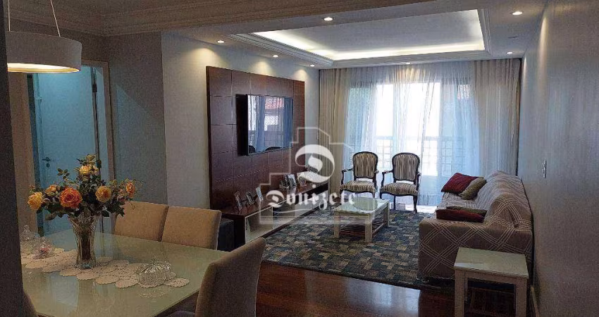 Apartamento com 3 dormitórios à venda, 126 m² por R$ 744.680,00 - Vila Bastos - Santo André/SP