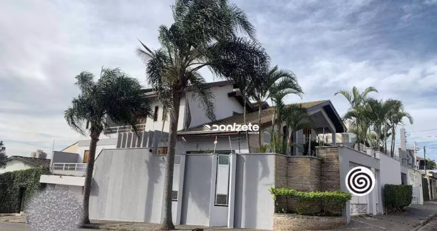 Sobrado com 3 dormitórios, 525 m² - venda por r$ 2.549.999,99 ou aluguel por r$ 14.165,00/mês - vila scarpelli - santo andré/sp
