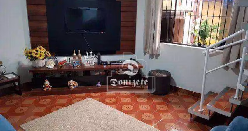 Sobrado com 2 dormitórios à venda, 113 m² por R$ 650.000,01 - Campestre - Santo André/SP