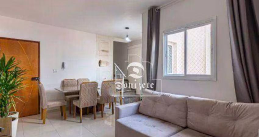 Cobertura com 3 dormitórios à venda, 167 m² por R$ 539.999,99 - Vila Alzira - Santo André/SP