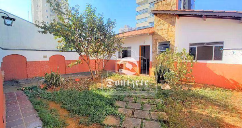 Casa com 3 dormitórios, 345 m² - venda por R$ 2.439.000,00 ou aluguel por R$ 12.505,02 - Campestre - Santo André/SP
