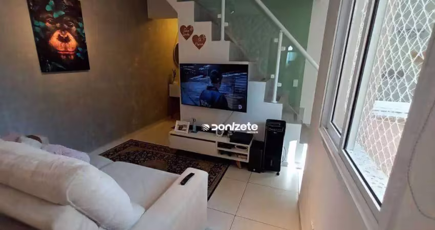 Cobertura com 2 dormitórios à venda, 86 m² por r$ 415.000,00 - vila pires - santo andré/sp