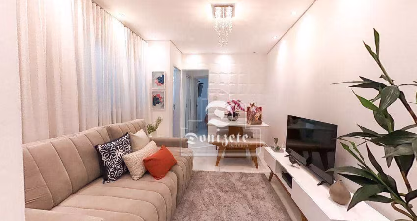 Apartamento com 2 dormitórios à venda, 56 m² por R$ 390.000,00 - Vila Camilópolis - Santo André/SP