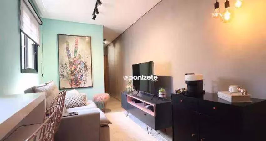 Cobertura com 2 dormitórios à venda, 104 m² por r$ 595.000,00 - vila floresta - santo andré/sp