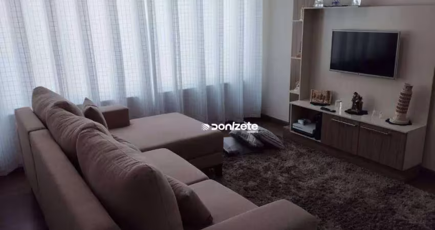 Sobrado com 3 dormitórios à venda, 238 m² - vila pires - santo andré/sp