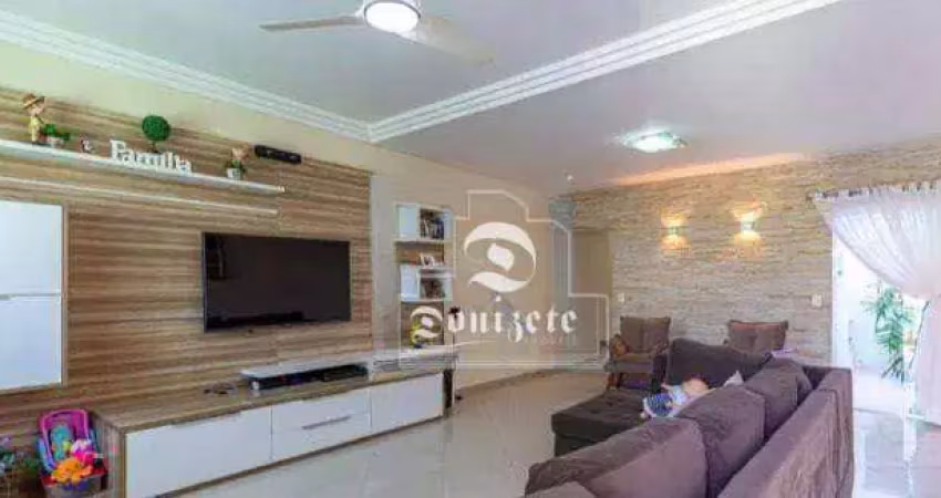 Sobrado com 3 dormitórios à venda, 250 m² por r$ 1.400.000,00 - vila scarpelli - santo andré/sp