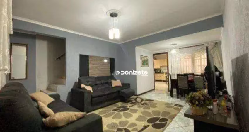 Sobrado com 2 dormitórios à venda, 116 m² por r$ 529.996,00 - campestre - santo andré/sp