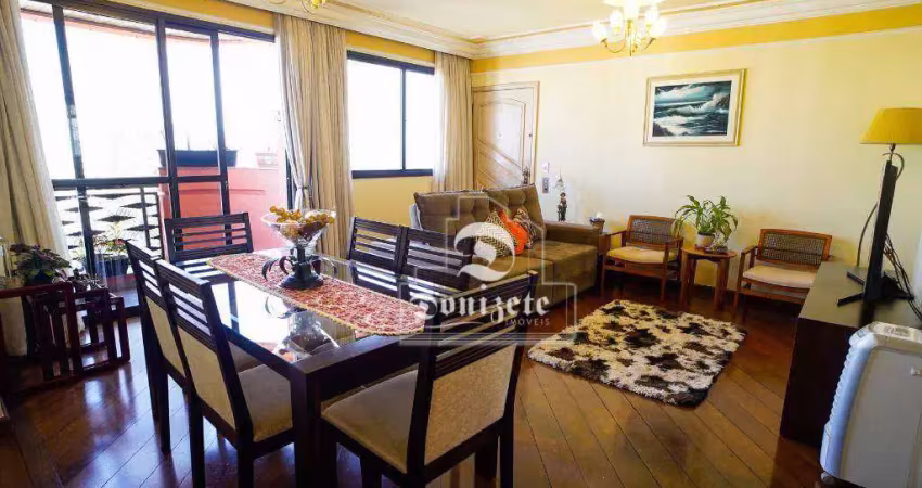 Apartamento com 3 dormitórios à venda, 160 m² por r$ 775.000,00 - vila assunção - santo andré/sp