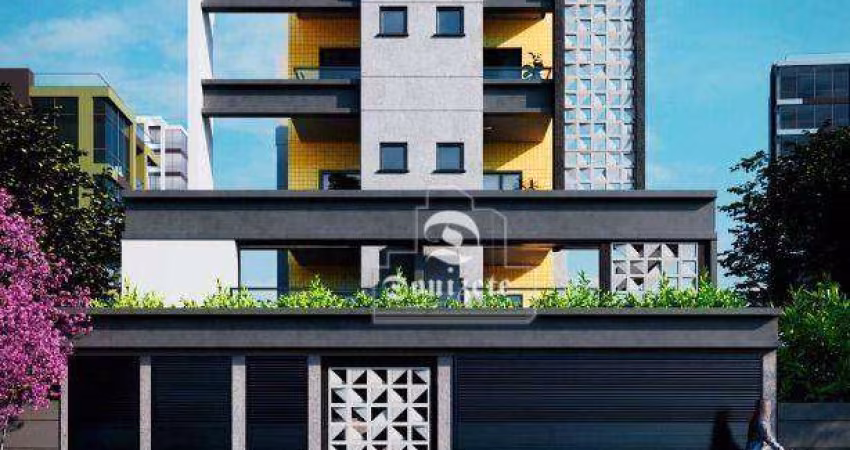 Cobertura com 2 dormitórios à venda, 93 m² por R$ 550.000,00 - Campestre - Santo André/SP