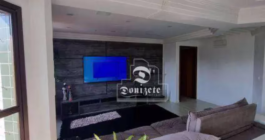 Apartamento com 3 dormitórios à venda, 147 m² por r$ 780.000,00 - vila valparaíso - santo andré/sp