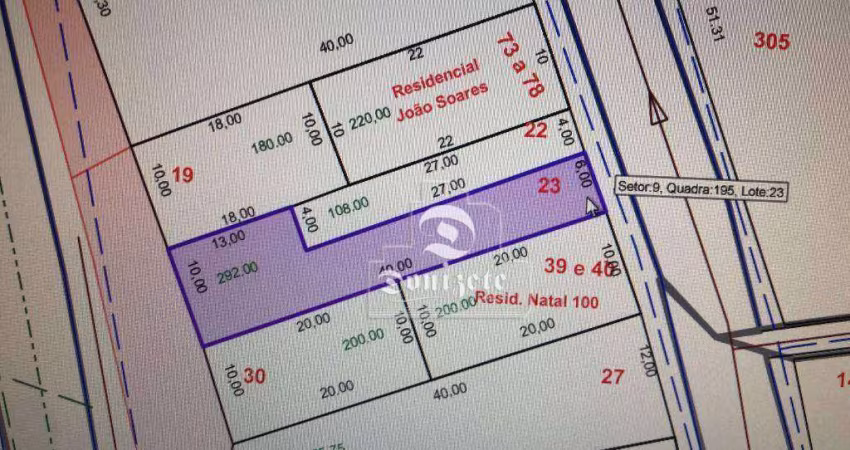 Terreno à venda, 292 m² por R$ 719.999,00 - Vila Leopoldina - Santo André/SP