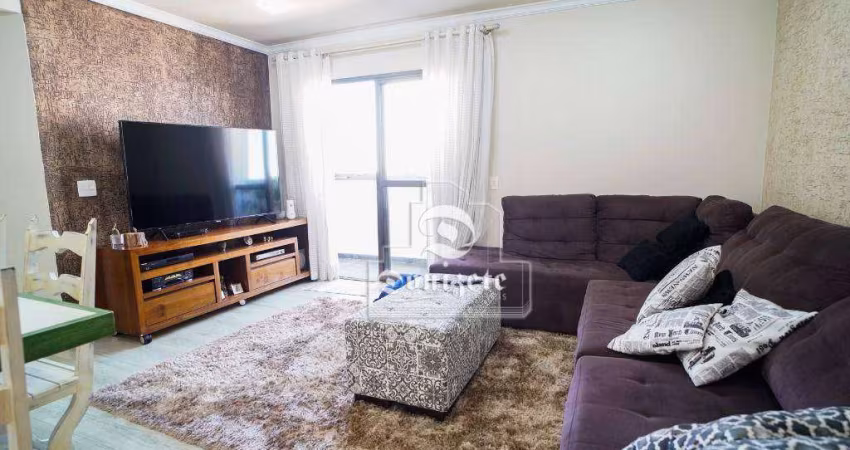 Apartamento com 3 dormitórios à venda, 106 m² por R$ 694.000,01 - Vila Valparaíso - Santo André/SP