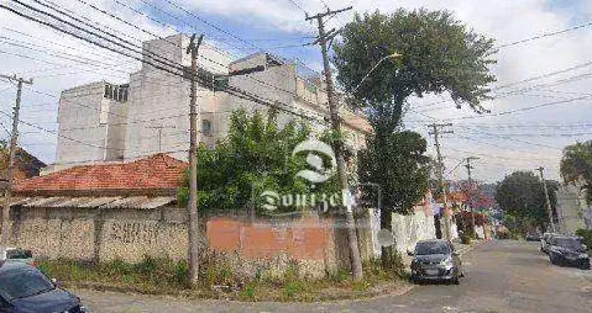Terreno à venda, 250 m² por r$ 650.000,00 - vila scarpelli - santo andré/sp