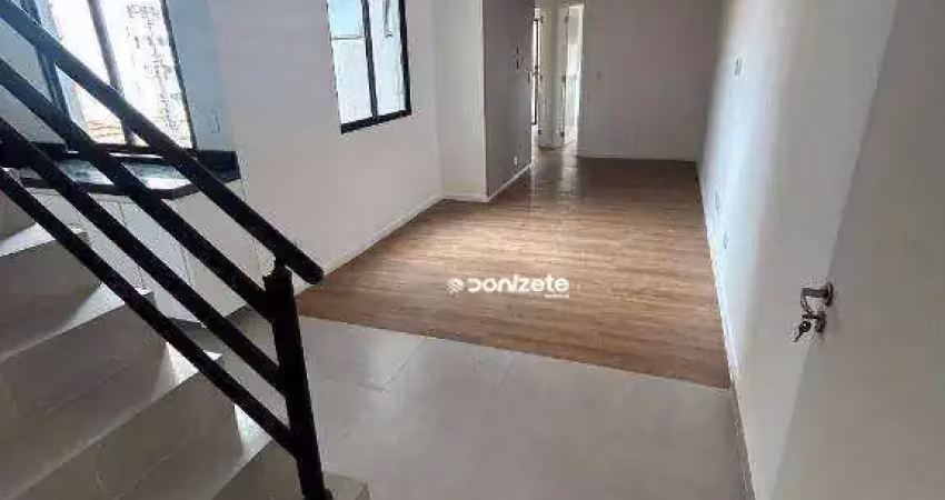 Cobertura com 2 dormitórios, 102 m² - venda por r$ 649.999,99 ou aluguel por r$ 4.870,05/mês - vila valparaíso - santo andré/sp