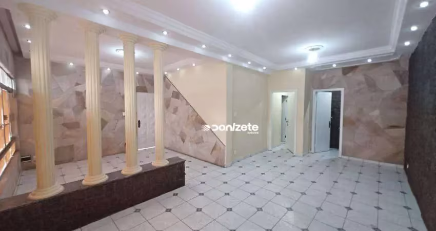 Casa com 4 dormitórios para alugar, 220 m² por r$ 6.854,99/mês - casa branca - santo andré/sp
