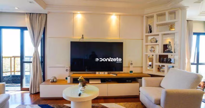 Apartamento com 4 dormitórios à venda, 198 m² por r$ 1.590.000,00 - centro - santo andré/sp