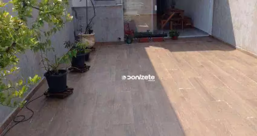 Cobertura com 3 dormitórios à venda, 168 m² por r$ 695.000,00 - vila alzira - santo andré/sp