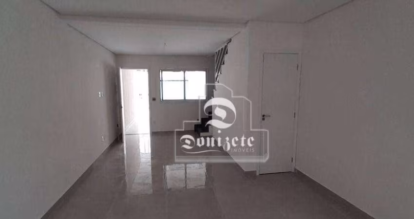 Sobrado com 3 dormitórios à venda, 122 m² por R$ 600.000,00 - Vila Homero Thon - Santo André/SP