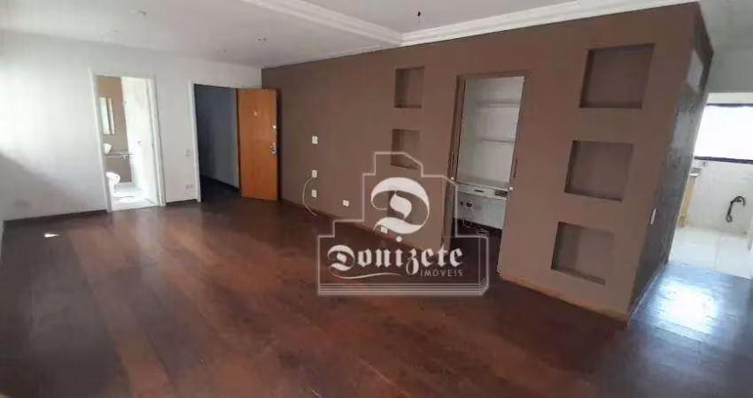 Apartamento com 3 dormitórios à venda, 136 m² por r$ 615.000,00 - campestre - santo andré/sp