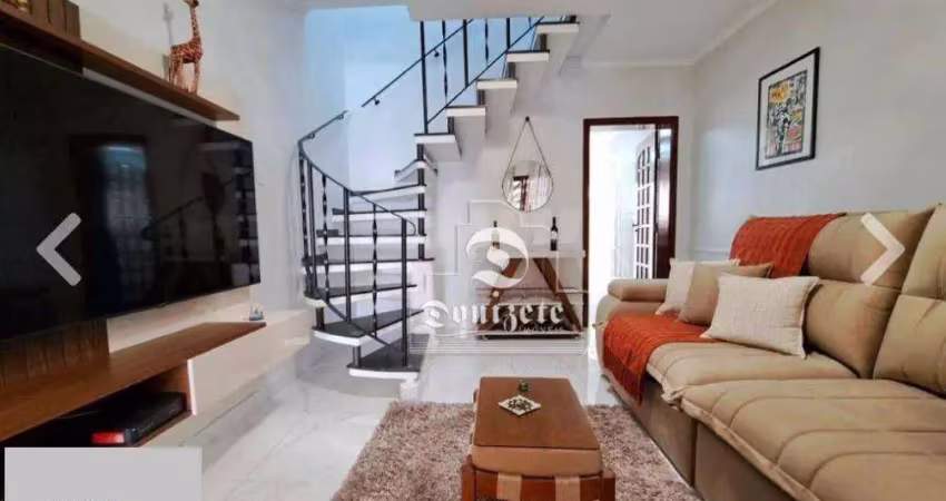 Sobrado com 2 dormitórios, 123 m² - venda por R$ 730.000,00 ou aluguel por R$ 5.250,08/mês - Vila Bastos - Santo André/SP