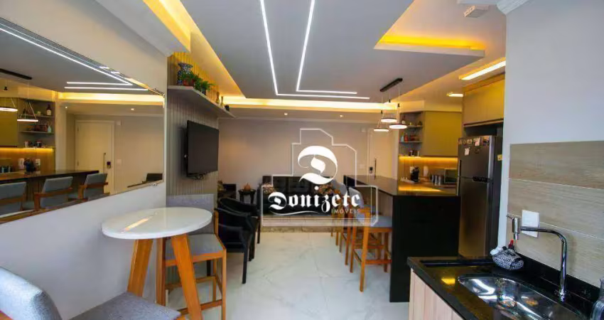 Apartamento com 2 dormitórios à venda, 80 m² por R$ 1.060.000,00 - Vila Léa - Santo André/SP