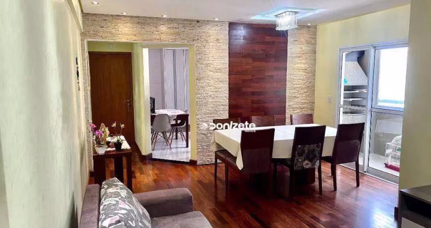 Apartamento com 3 dormitórios à venda, 98 m² por r$ 830.000,00 - campestre - santo andré/sp