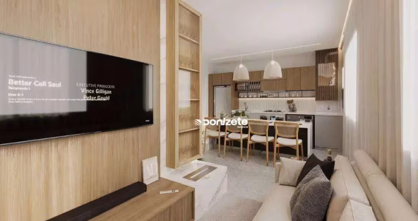 Apartamento com 2 dormitórios à venda, 34 m² por r$ 431.000,00 - jardim bela vista - santo andré/sp