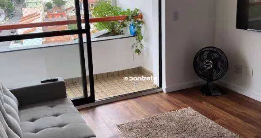 Apartamento com 2 dormitórios para alugar, 80 m² por r$ 4.090,73/ano - vila valparaíso - santo andré/sp