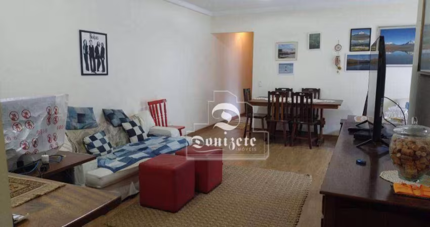 Apartamento com 3 dormitórios à venda, 110 m² por R$ 715.000,00 - Campestre - Santo André/SP