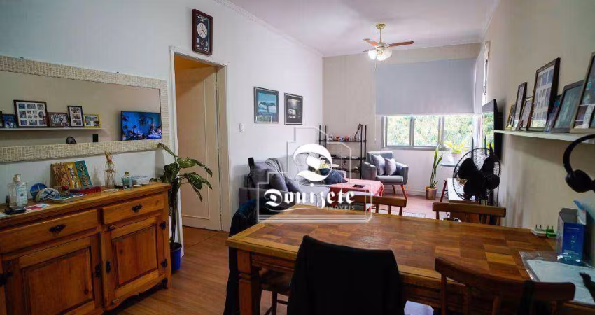 Apartamento reformado com 2 dormitórios à venda, 102 m² por R$ 424.999 - Centro - Santo André/SP.