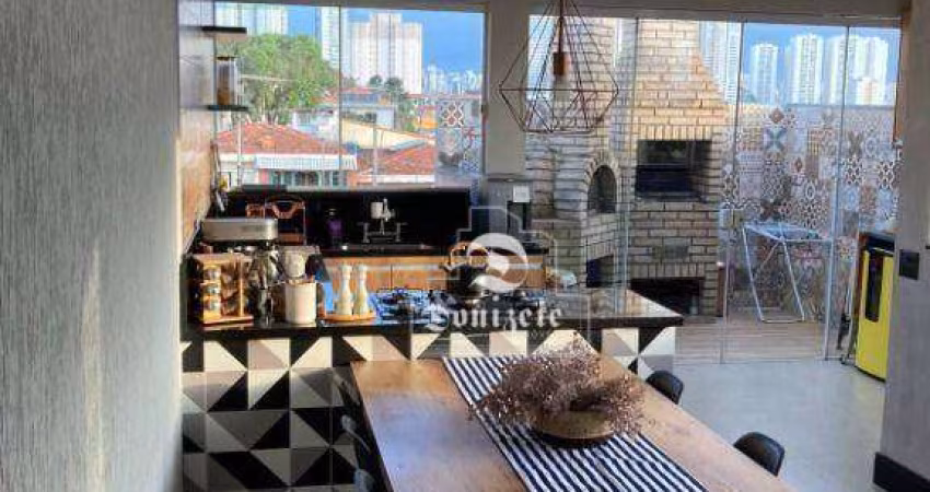 Cobertura à venda, 90 m² por R$ 574.990,00 - Vila Scarpelli - Santo André/SP