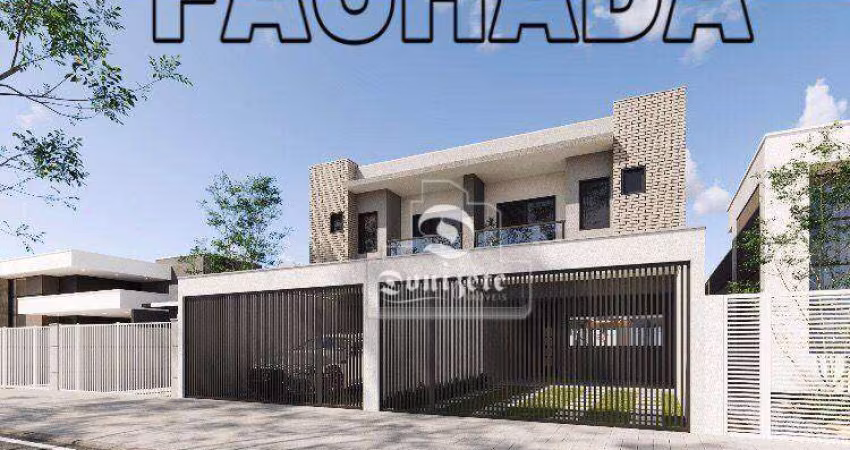 Terreno à venda, 317 m² por R$ 959.999,90 - Vila Homero Thon - Santo André/SP