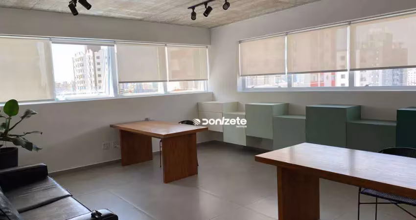 Andar corporativo para alugar, 166 m² por r$ 14.190,01/mês - centro - santo andré/sp