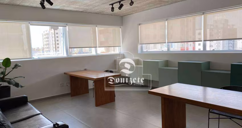 Andar Corporativo para alugar, 166 m² por R$ 14.190,01/mês - Centro - Santo André/SP