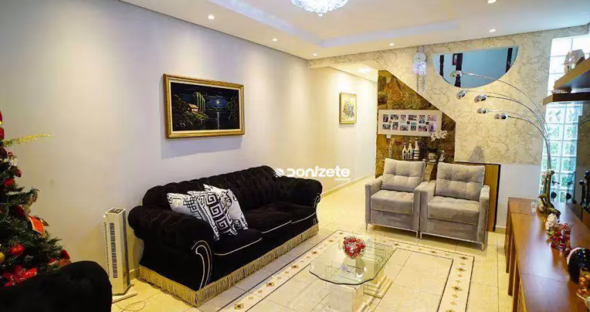 Sobrado com 3 dormitórios à venda, 188 m² por r$ 749.999,00 - parque marajoara - santo andré/sp