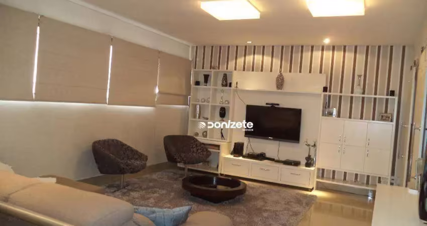 Cobertura com 3 dormitórios à venda, 186 m² por r$ 1.050.000,00 - campestre - santo andré/sp