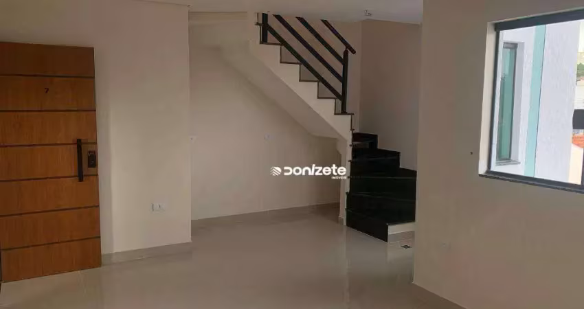 Cobertura com 2 dormitórios à venda, 104 m² por r$ 648.000,00 - vila curuçá - santo andré/sp